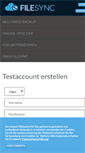 Mobile Screenshot of filesync.ch